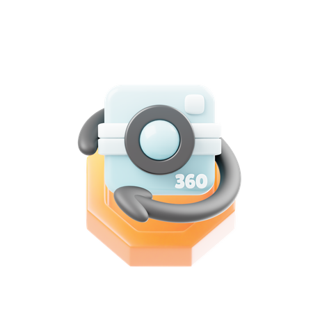 Câmera 360  3D Icon