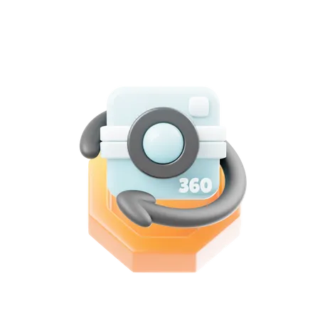 Câmera 360  3D Icon