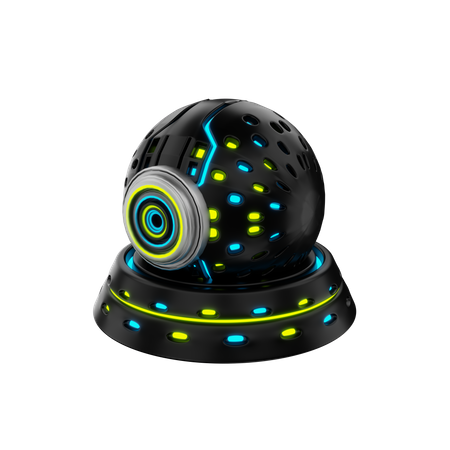 360 Camera  3D Illustration