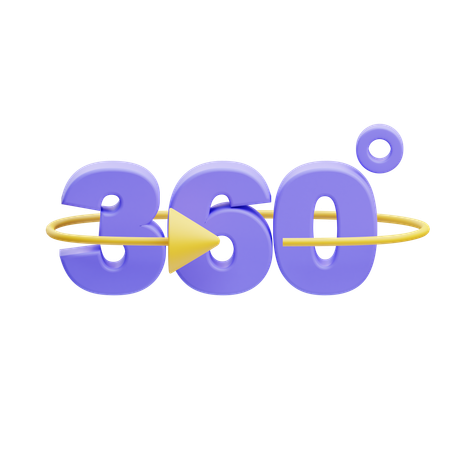 360度  3D Icon