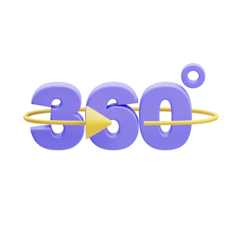 360度  3D Icon