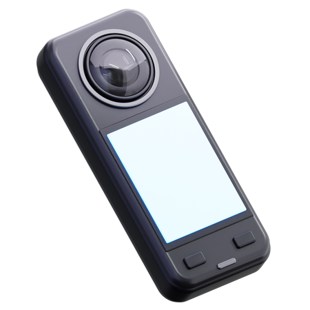 360 Degree Action Camera  3D Icon