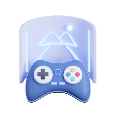 360 degree gaming  3D Icon