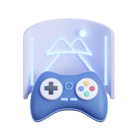 360 degree gaming  3D Icon