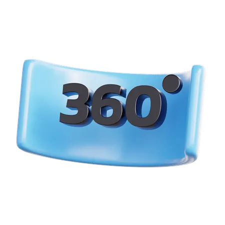 360 Degree View  3D Icon