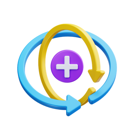 360 Degree Vision  3D Icon