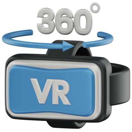 360 Degree Vr  3D Icon