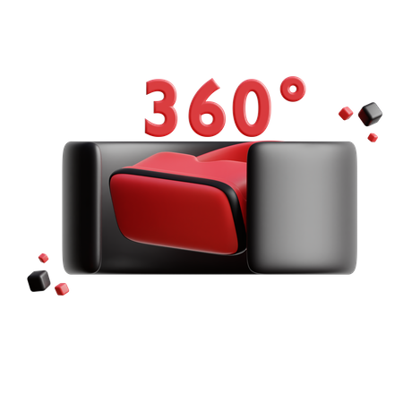 360 Degree Vr  3D Icon