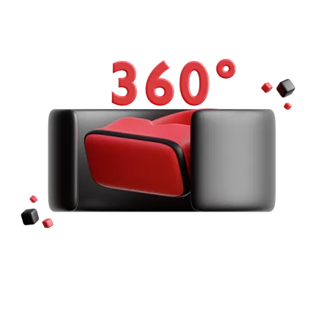 360 Degree Vr  3D Icon