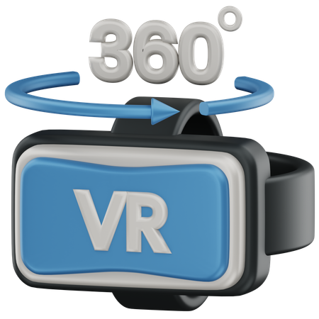 360 Degree Vr  3D Icon