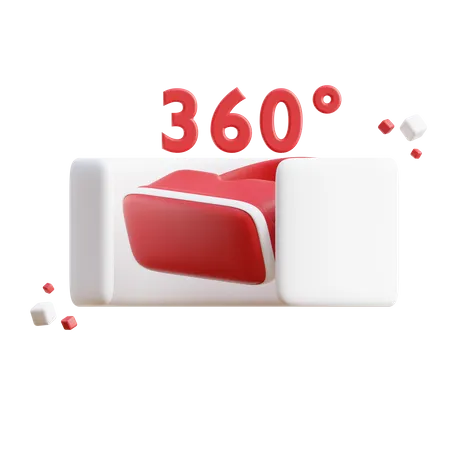 360 Degree Vr 3D Icon