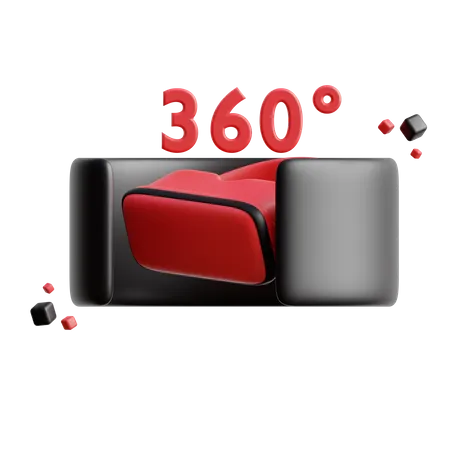 360 Degree Vr 3D Icon