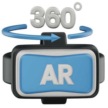 360-Grad-Ansicht  3D Icon