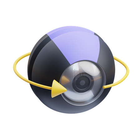 360-Grad-Kamera  3D Icon