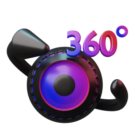 360-Grad-Kamera  3D Illustration