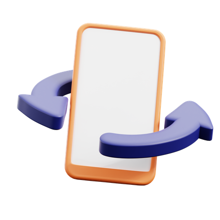 360 Handphone  3D Icon