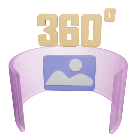 360 Image  3D Icon