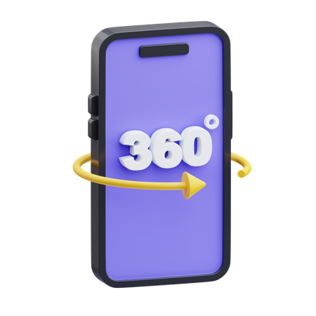 360 モバイル回転  3D Icon