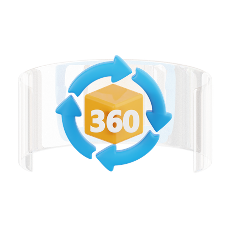 360 Space View  3D Icon