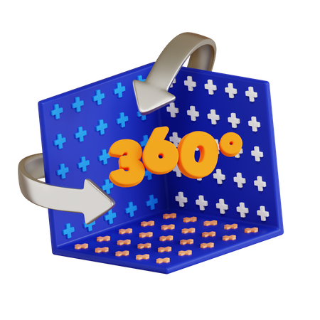 Visão do espaço 360  3D Icon
