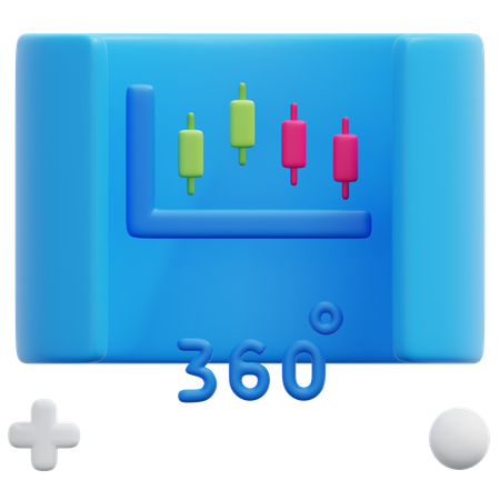 360 Trading  3D Icon