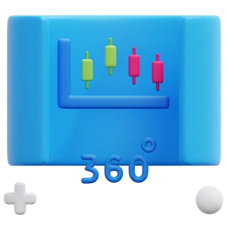 360 Trading  3D Icon