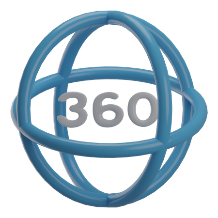 360 Video  3D Illustration