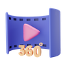 3d 360 video logo