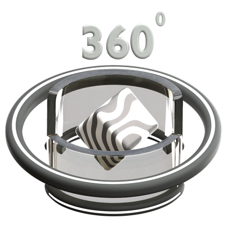 360 view  3D Icon
