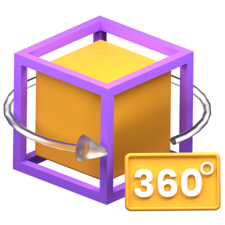360 view  3D Icon