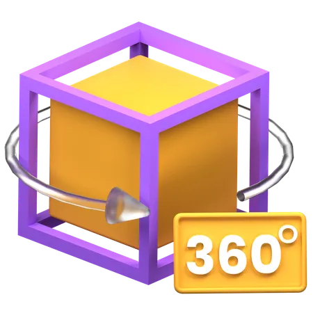 360 view  3D Icon