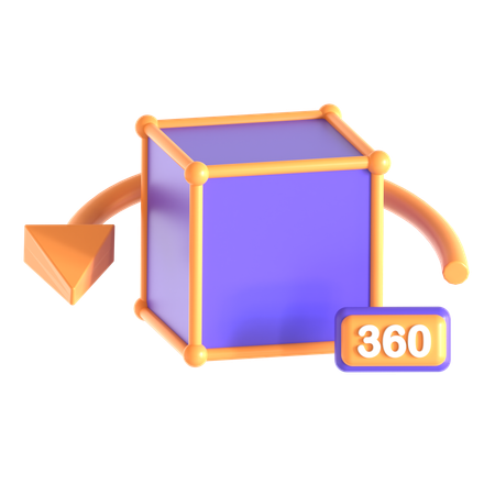 360 View  3D Icon