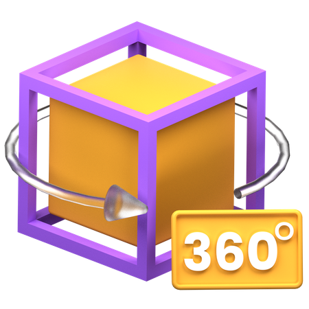 360 view  3D Icon