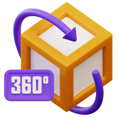360 View  3D Icon