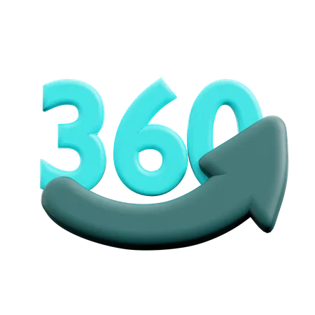 Visualização 360º  3D Icon