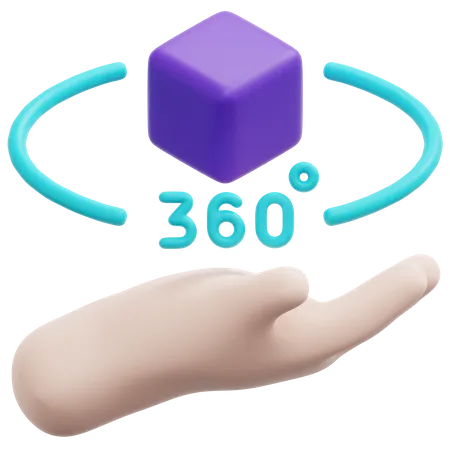 Visualização 360º  3D Icon