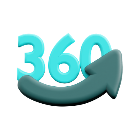 Vue 360  3D Icon