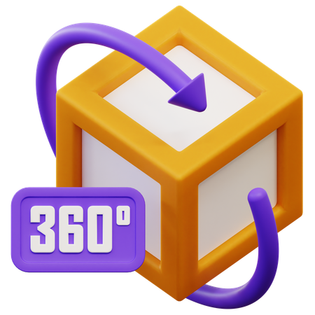 Vue 360  3D Icon