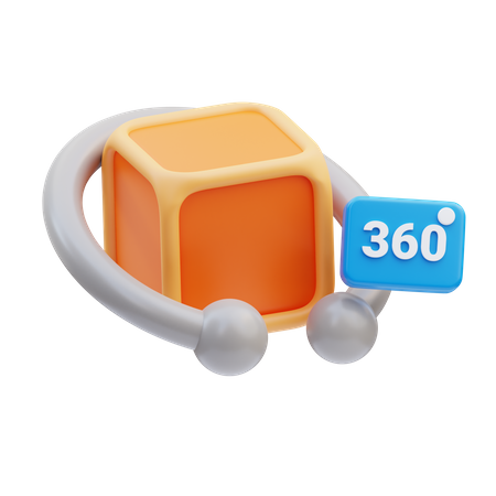 Vue 360  3D Icon