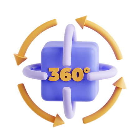 Vue 360  3D Icon