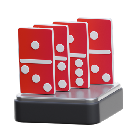 ドミノ 3D アイコン  3D Icon