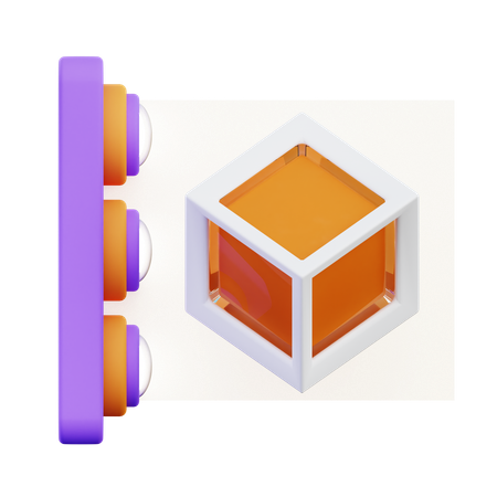 3Dスキャン  3D Icon