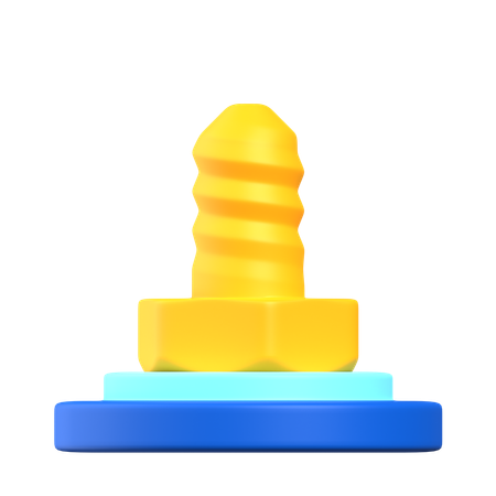 3D Bolt  3D Icon