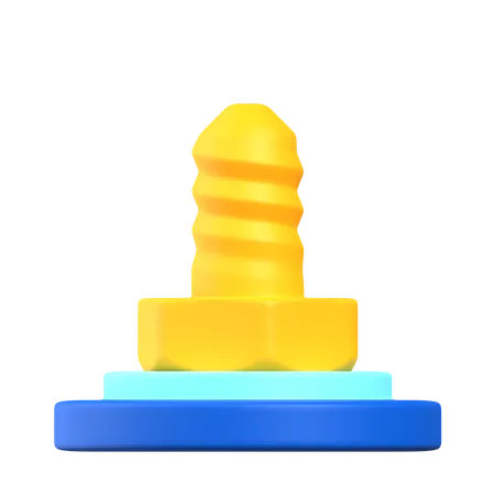 3D Bolt  3D Icon