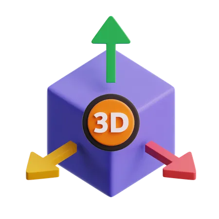 3D cube  3D Icon
