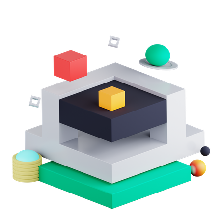 Cube 3D  3D Icon