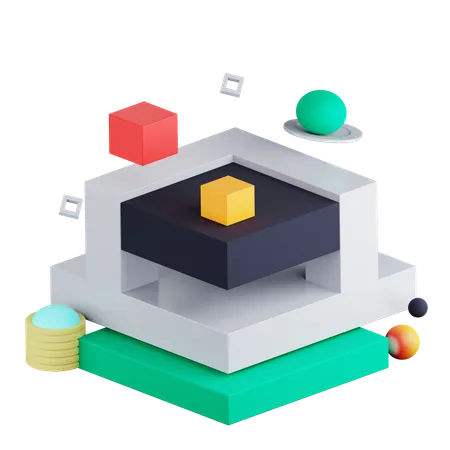 Cube 3D  3D Icon