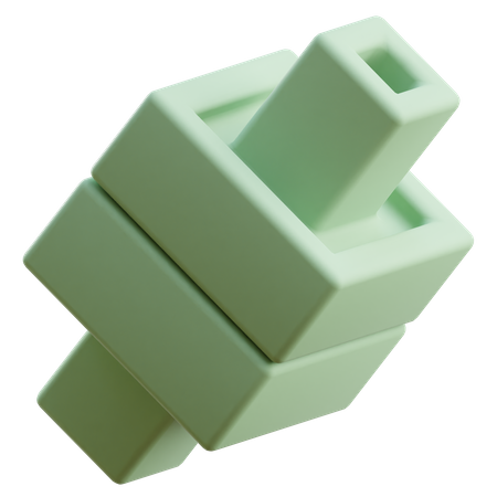 3d Cube  3D Icon