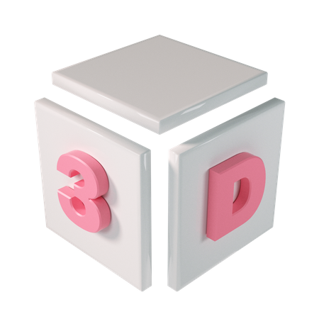 3D cube 3D Illustration