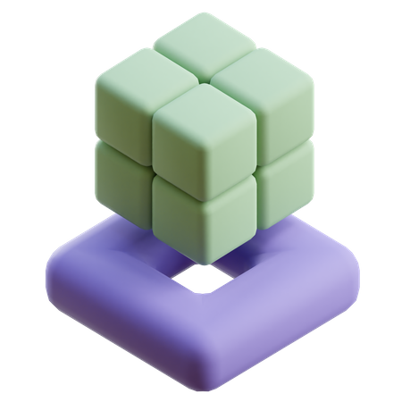 3d Cube  3D Icon
